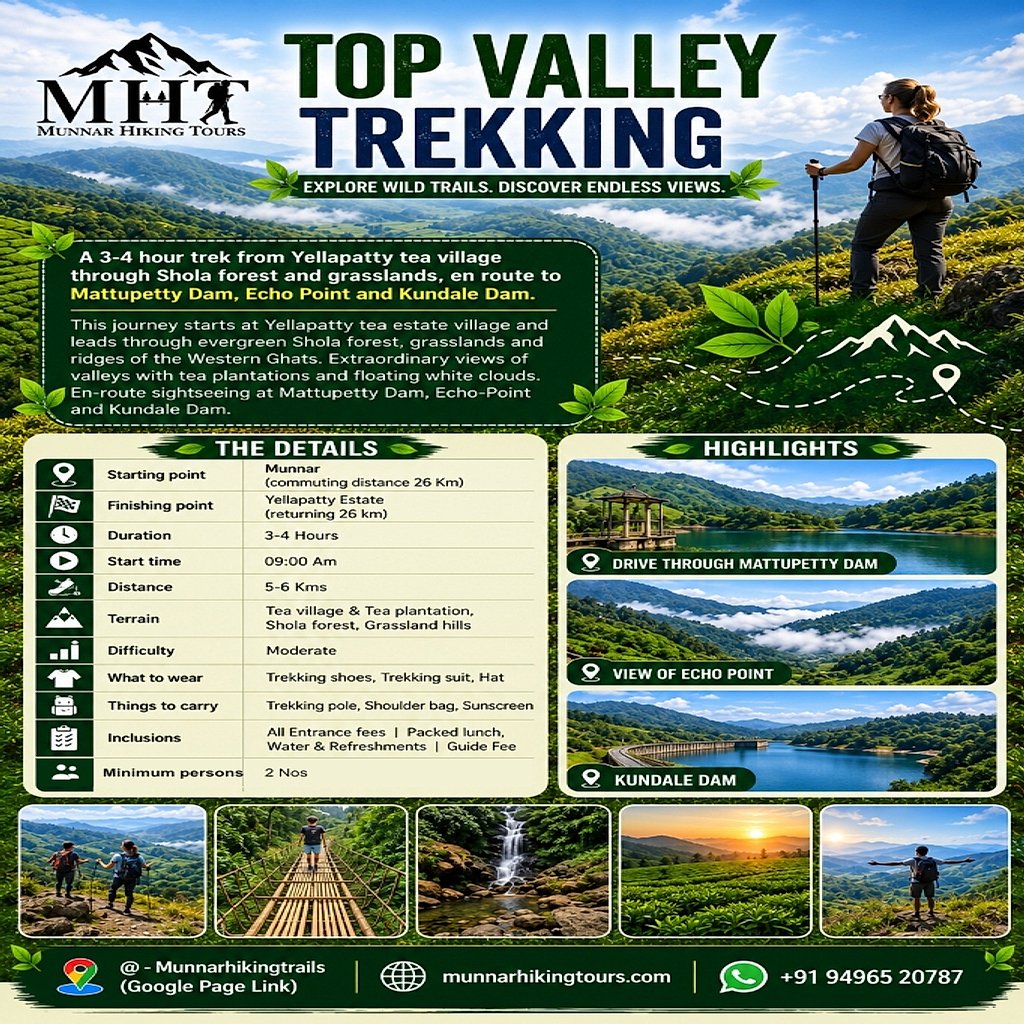 TOP VALLEY TREKKING - Full Official Tour Plan Flyer